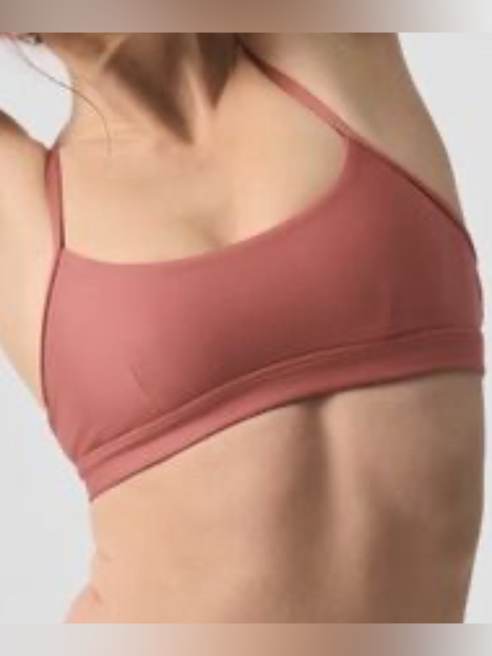ALO Yoga Airlift Intrigue Bralette in Terracotta